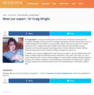 <p>Source: <a href="https://eforensicsmag.com/dr-craig-wright/">https://eforensicsmag.com/dr-craig-wright/</a></p>