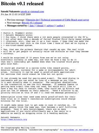 <p>Source:<br /><a href="https://www.metzdowd.com/pipermail/cryptography/2009-January/015014.html" target="_blank">metzdowd.com/pipermail/cryptography</a></p>