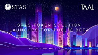 <h4>STAS Token Solution Launches for Public Beta</h4>
<p>January 18, 2022</p>
<p>Source: <a href="https://www.taal.com/blog/2022/stas-token-solution-launches-for-public-beta/#" target="_blank">taal.com/blog</a></p>